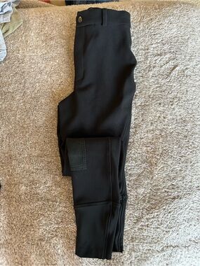 Kids size 12 Black Breeches equestrian pants - excellent cond